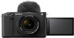 Sony ZV-E1, Cámara vlogging mirrorless full-frame de objetivo intercambiable con 28-60 mm f/4-5.6 (compacta y ligera, 4K 60p, 12.2 MP, sistema de estabilización de 5 ejes y digital)