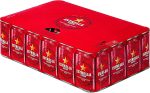 Estrella Damm Beer - Box of 24 Cans x 330 ml - Total: 7.92 L