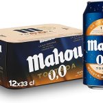 Mahou 0.0 Toast, Pack of 12 Cans x 33 cl, Refreshing Lager Beer, Light and Soft, Authentic Flavor, Beer 0.0% Vol Alcohol