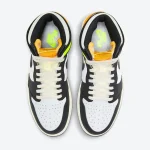 Nike genuine AIR JORDAN 1 MID SE AJ1 Men's High-top Basketball Shoes 555088-118 - Image 5