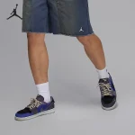 Jordan Air Jordan 1 Low Nike Men's AJ1 Low-Top Retro Fabric Forward Sneakers Basketball Shoes IH2309-500 - Image 4