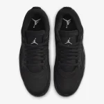 Zapatillas de baloncesto Nike Air Jordan 4 AJ4 bajas, color negro, cómodas y versátiles, Retro tanto para hombres como para mujeres FQ7939-004 - Image 5