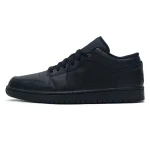 Nike (Nike) Men's Shoes Air Jordan 1 Low Sports Shoes Fashionable Black Sneakers Wear-Resistant Lightweight Casual Shoes Basketball Shoes 553558-093