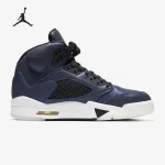 Nike zapatillas de baloncesto reflectantes 3M para mujer AIR JORDAN 5 AJ5 Midnight Blue CD2722-001 - Image 4