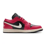 Nike (Nike) Women's Shoes Air Jordan Aj1 Black and Red Sports Basketball Casual Shoes Sneakers Dc0774-605 - Image 3