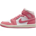 Nike genuine Jordan 1 Mid women's lace up sports casual shoe BQ6472-186 - Image 6