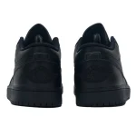 Nike (Nike) Men's Shoes Air Jordan 1 Low Sports Shoes Fashionable Black Sneakers Wear-Resistant Lightweight Casual Shoes Basketball Shoes 553558-093 - Image 4