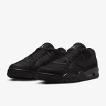 Zapatillas de baloncesto Nike Air Jordan 4 AJ4 bajas, color negro, cómodas y versátiles, Retro tanto para hombres como para mujeres FQ7939-004 - Image 2