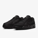 Zapatillas de baloncesto Nike Air Jordan 4 AJ4 bajas, color negro, cómodas y versátiles, Retro tanto para hombres como para mujeres FQ7939-004