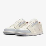 Nike Air Jordan 1 versatile Comfortable Durable Low-top Retro Basketball Shoes For Women Off-white Non-slip Sneakers IH7323-100 - Image 5